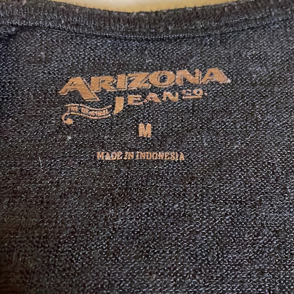 Arizona Jean Co. Black Long Sleeve with Lace Detail size M - Picture 2 of 9